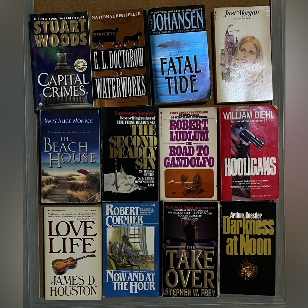 Assorted Mystery and Thriller Books Collection